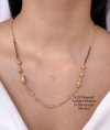 Designer Daily Wear AD Dimond Golden Dokiya 2 Mangalsutra Wholesale Price In Surat
